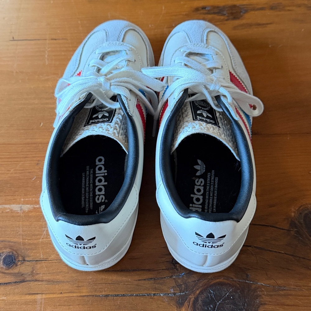 Adidas Gazelle - Red White & Blue Leather - Picture 4 of 6